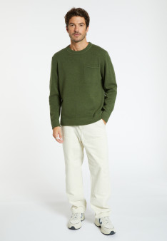 Pull en laine et cachemire avec poche - Sheridon 8252