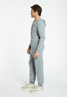 Gilet zippé capuche en cachemire - Emilien 8211