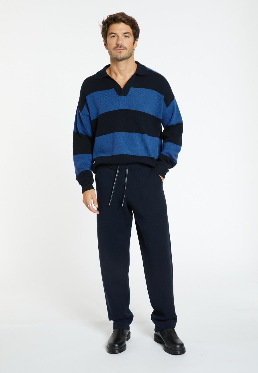 Pantalon en laine mélangée - Silas 8340