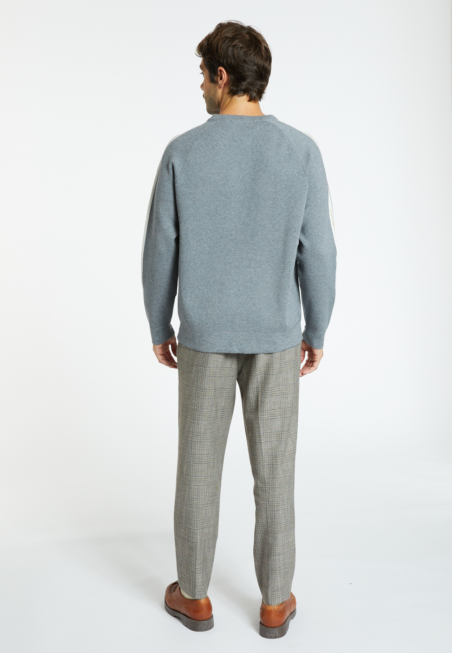 Pull tricolore laine mélangée - Sigur 8335