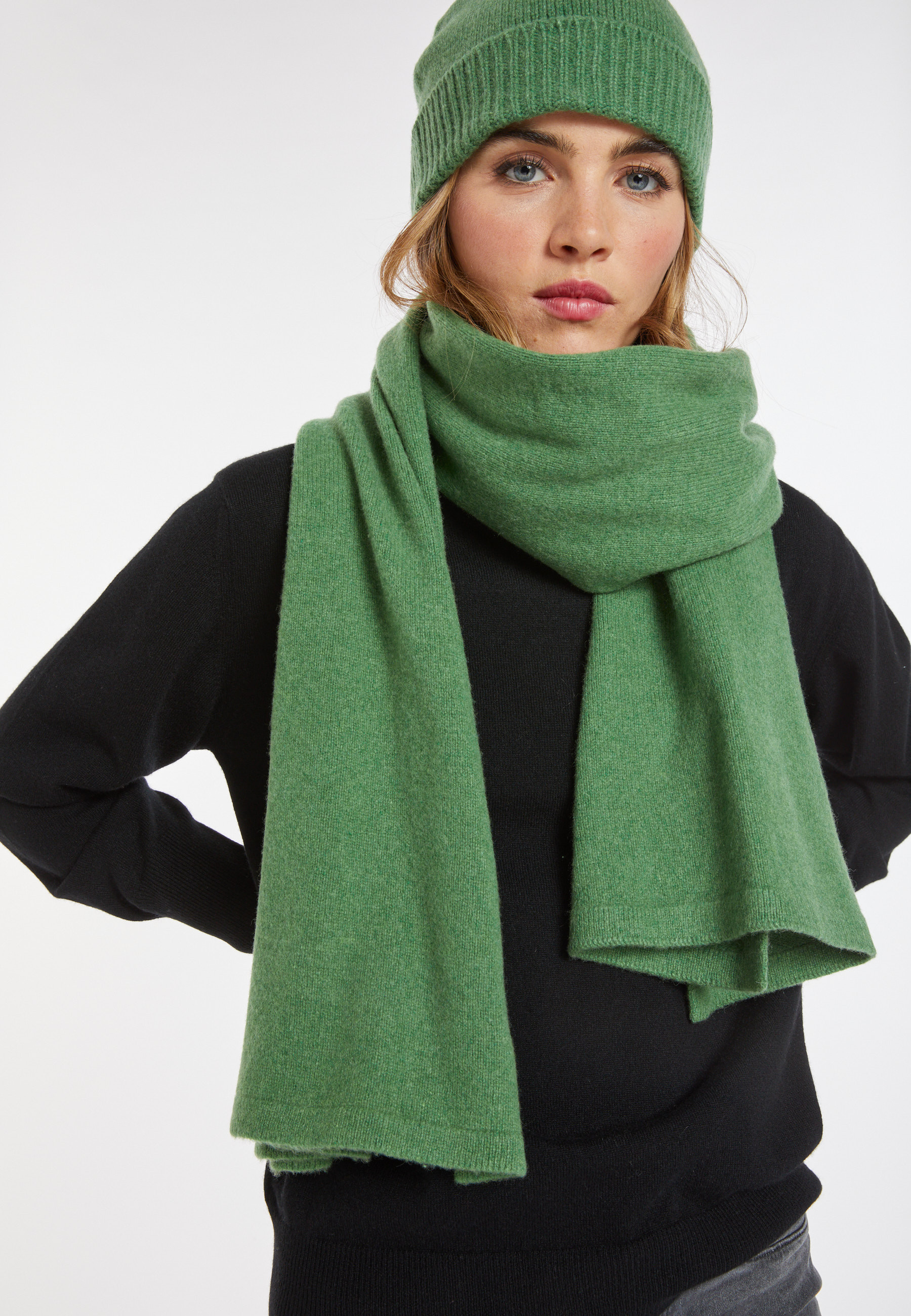 Unisex cashmere blend scarf - Gabrias
