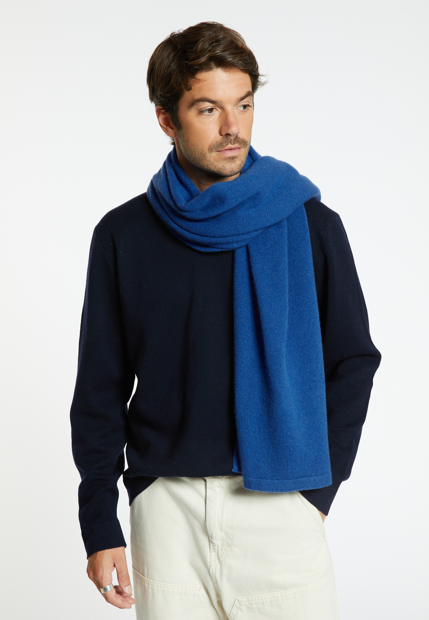 Echarpe cachemire et laine unisexe - Gabrias 8241