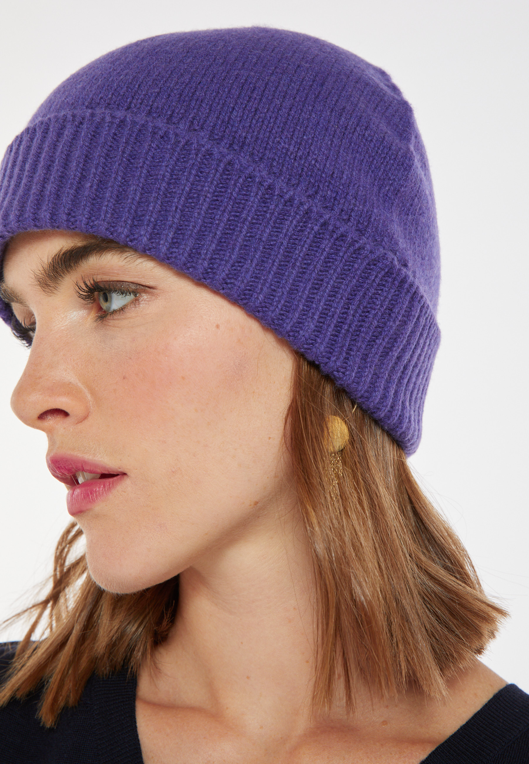 Bonnet mixte en cachemire et laine - Gad