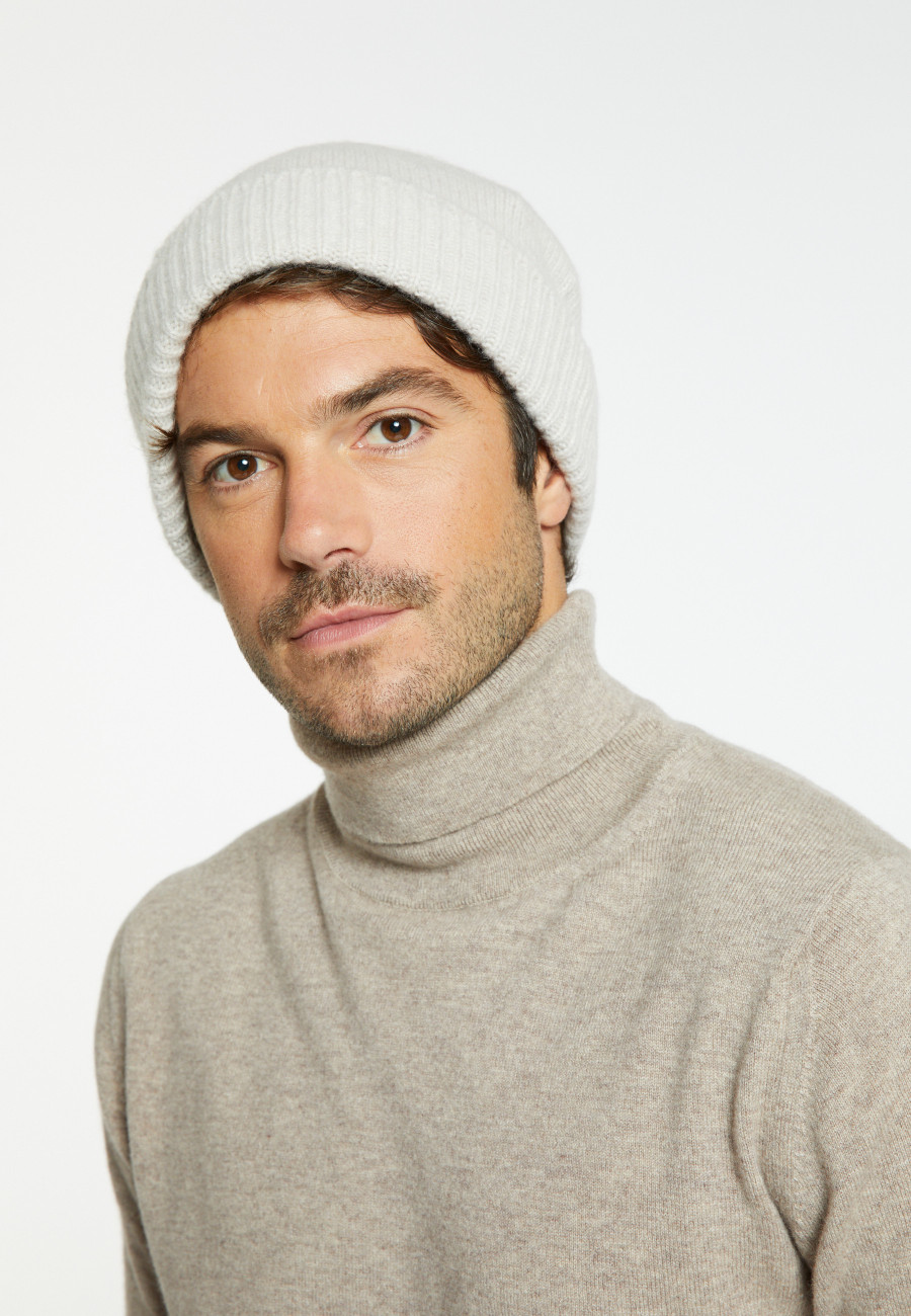 Gorro unissex de cashmere e lã - Gad