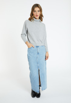 Cashmere hammer armholes sweater - Beverly