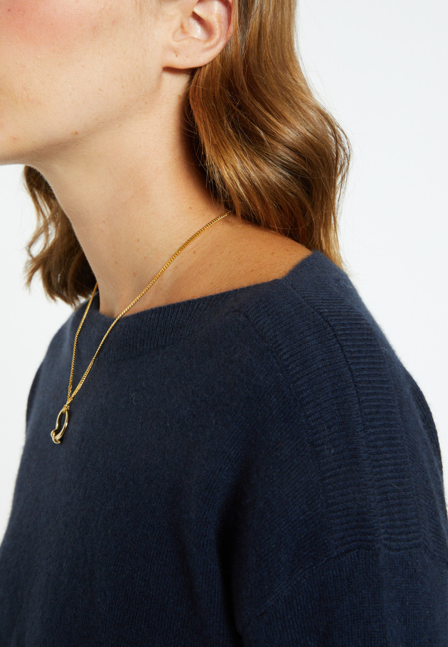 Suéter de cashmere com gola canoa - Bal