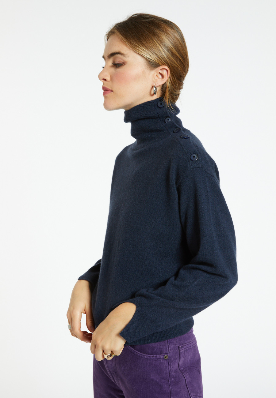 Cashmere sweater with button-down collar - Gretel bis
