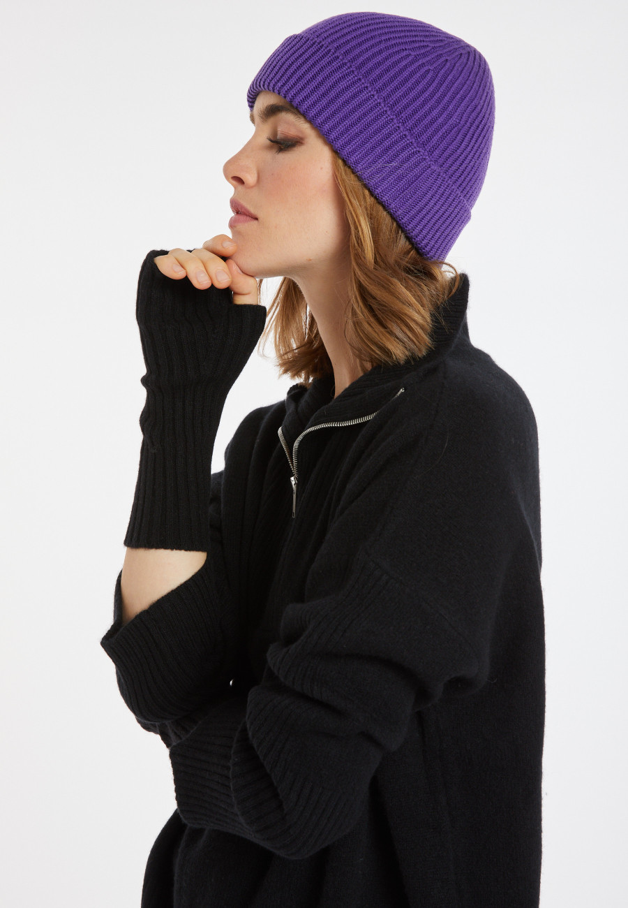 Luvas unissex de cashmere e lã - Glenn