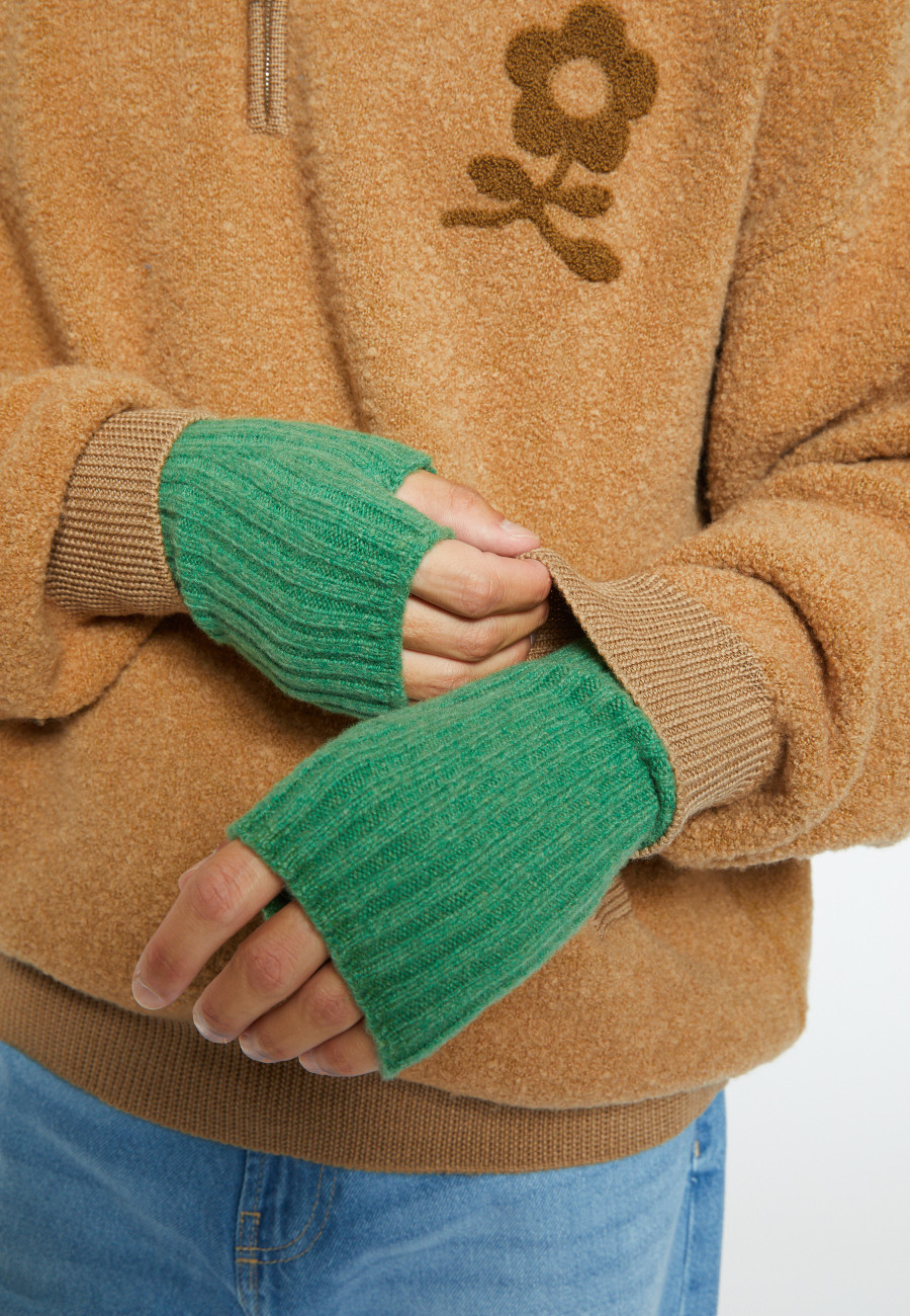 Luvas unissex de cashmere e lã - Glenn