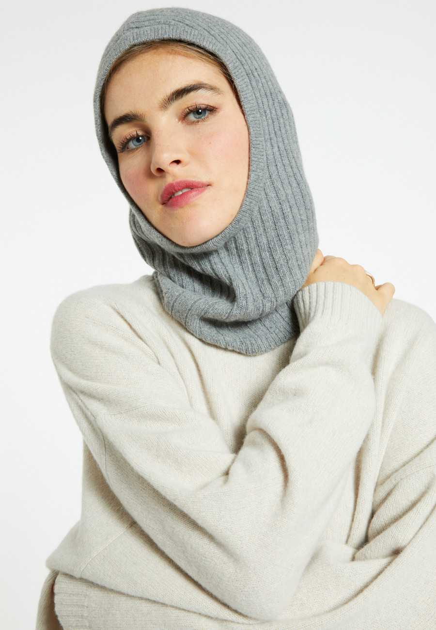 Balaclava unissex de cashmere e lã - Gala