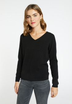 Pull col V en cachemire - Bijou