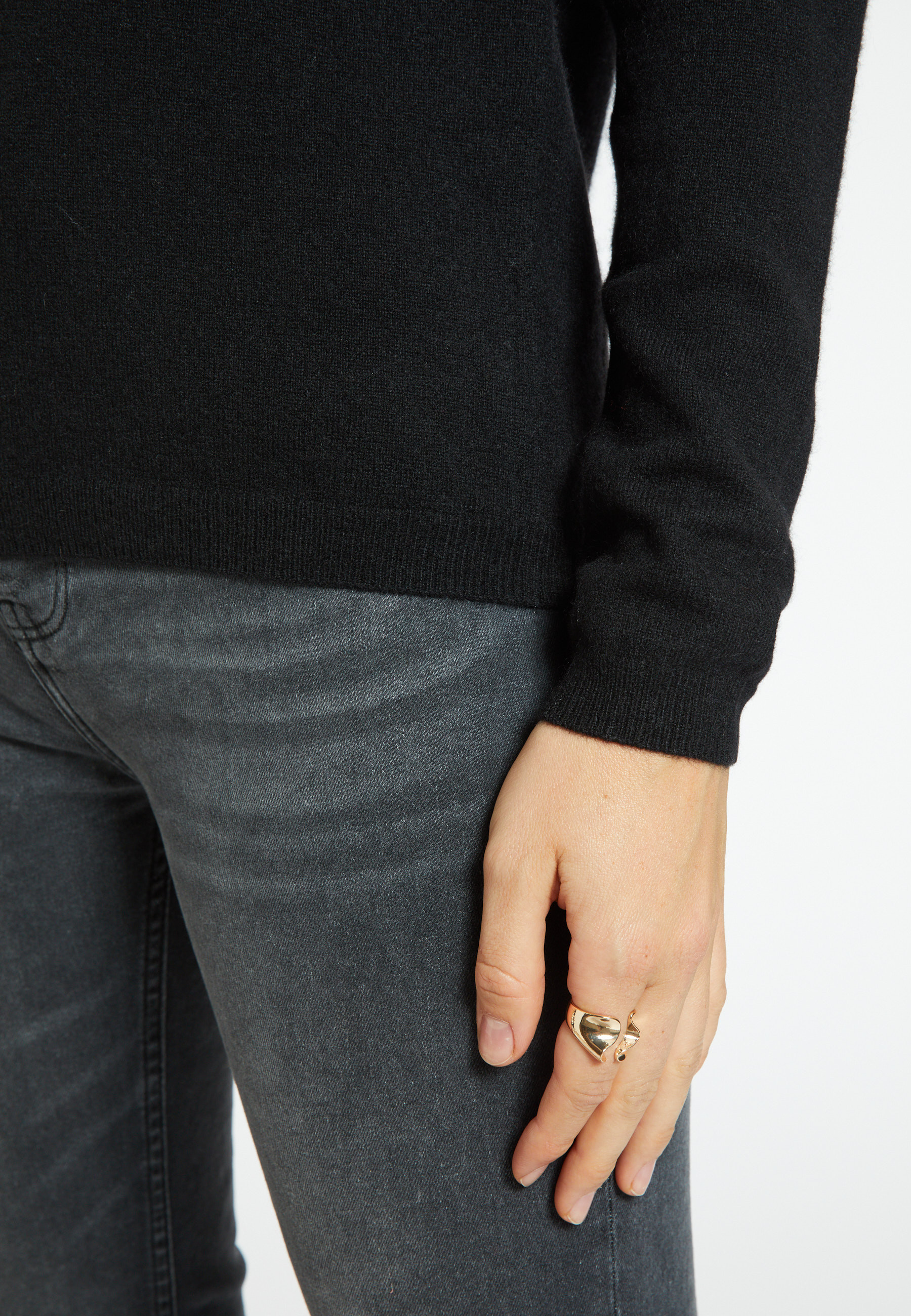 Pull col V en cachemire - Bijou