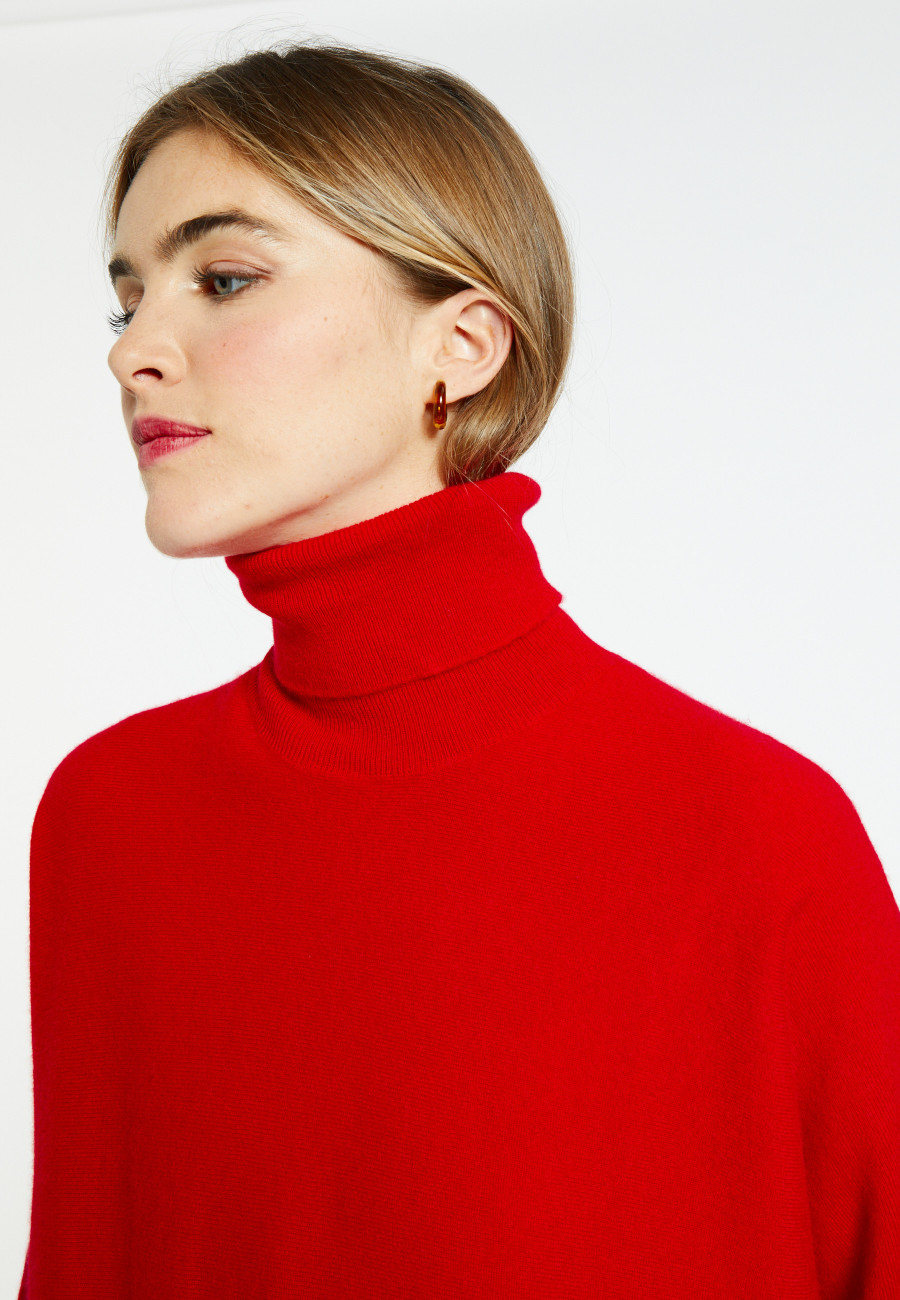 Roll-neck batwing jumper - Bob