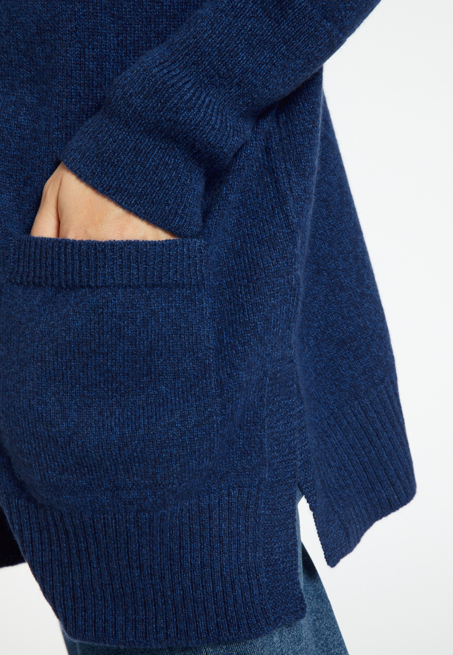 Long wool and cashmere cardigan - Cabery