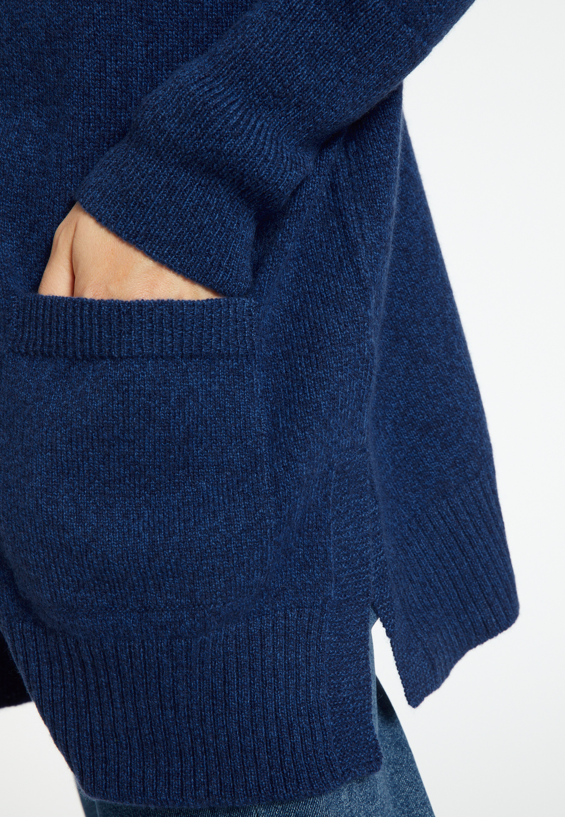 Long wool and cashmere cardigan - Cabery