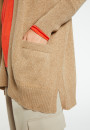 Long wool and cashmere cardigan - Cabery