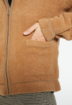 Wool zip-up jacket - Caledonia