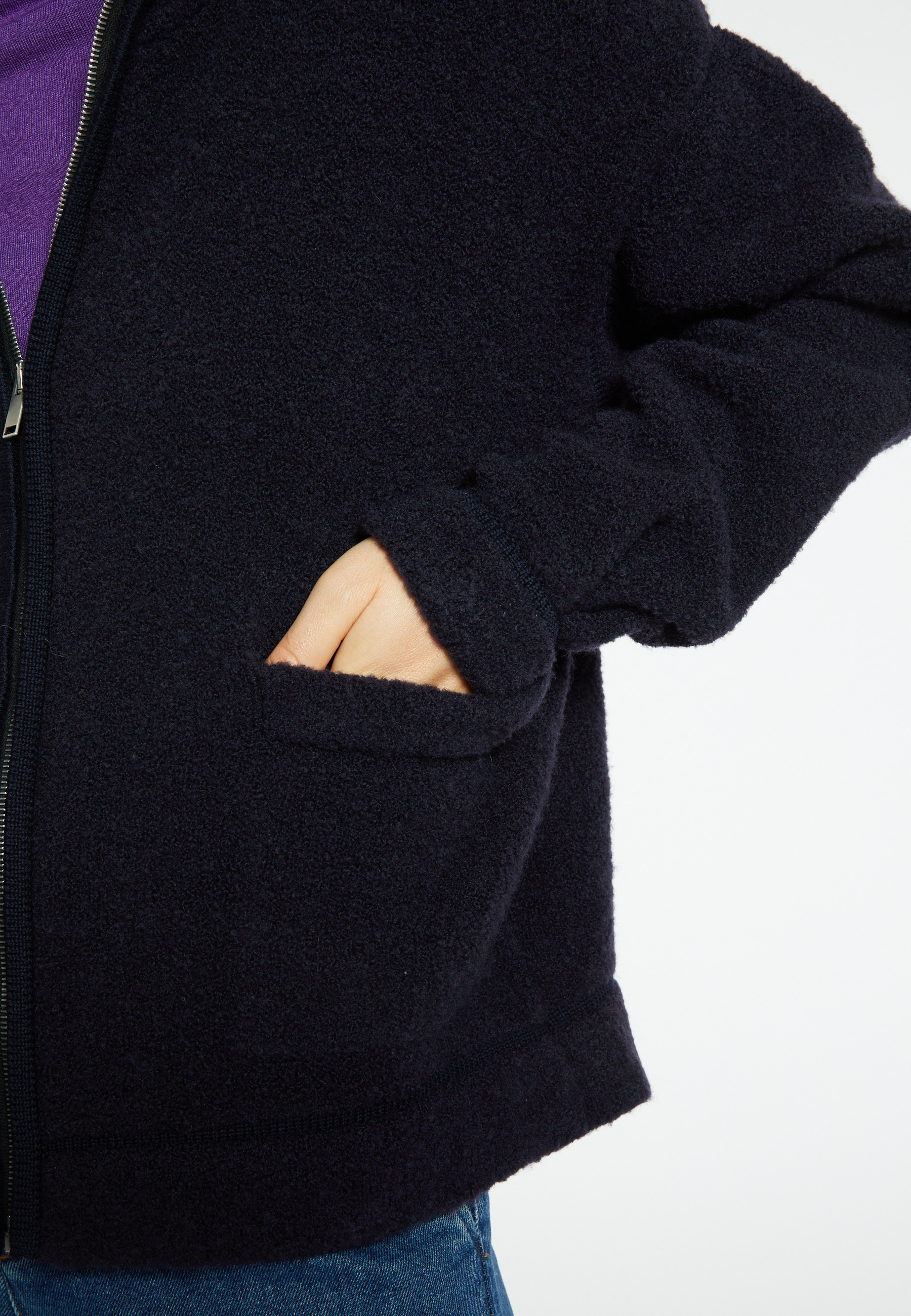 Veste zippée en laine - Caledonia  8304