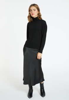 Bamboo cashmere turtleneck t-shirt - Aerio