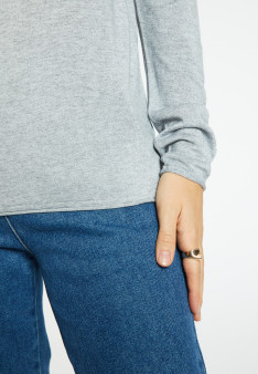 T-shirt col rond en bambou cachemire - Aelia 8211