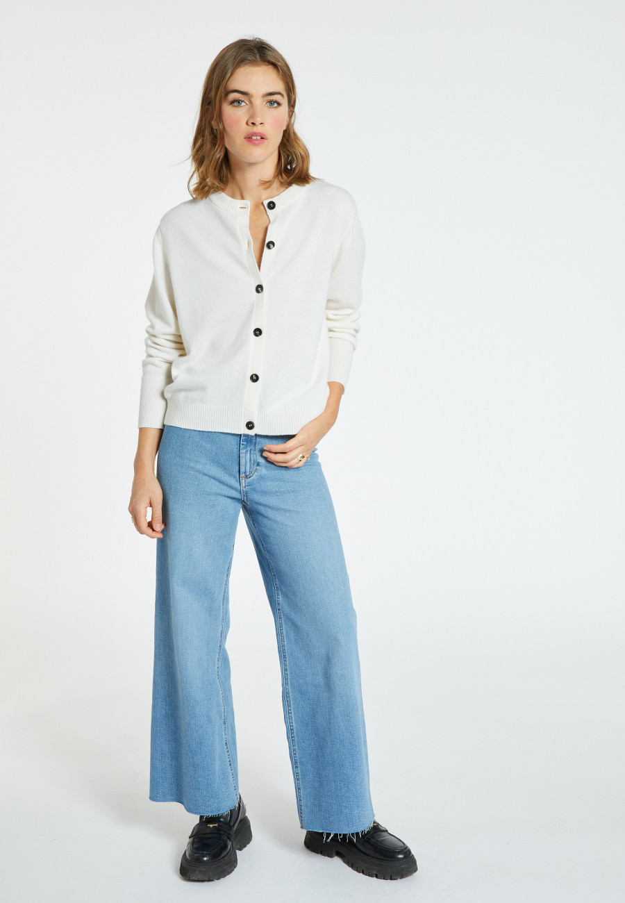 Cardigan de caxemira com botões - Ari