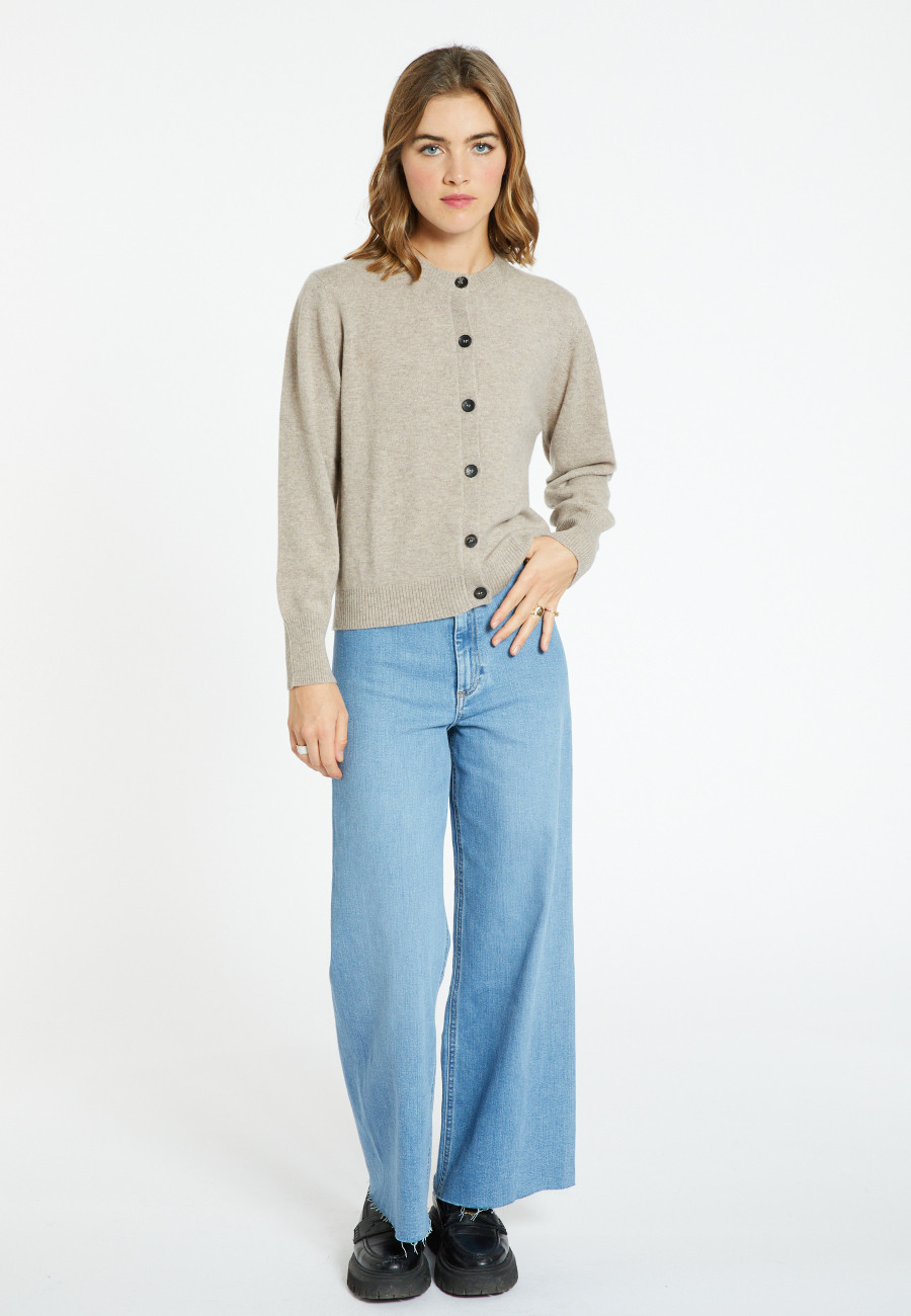 Cardigan de caxemira com botões - Ari