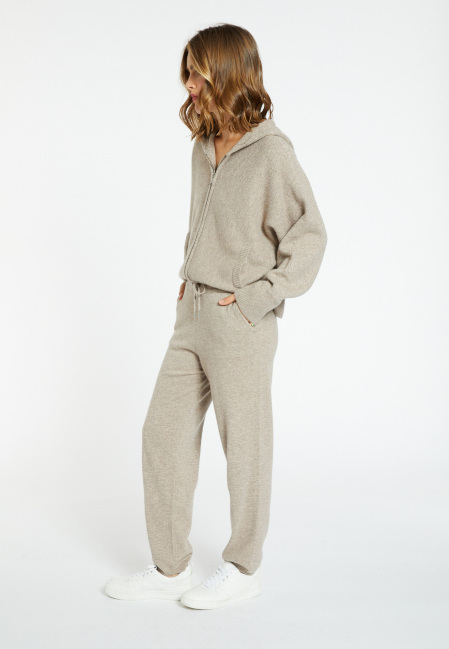 Cashmere jogger - Amande