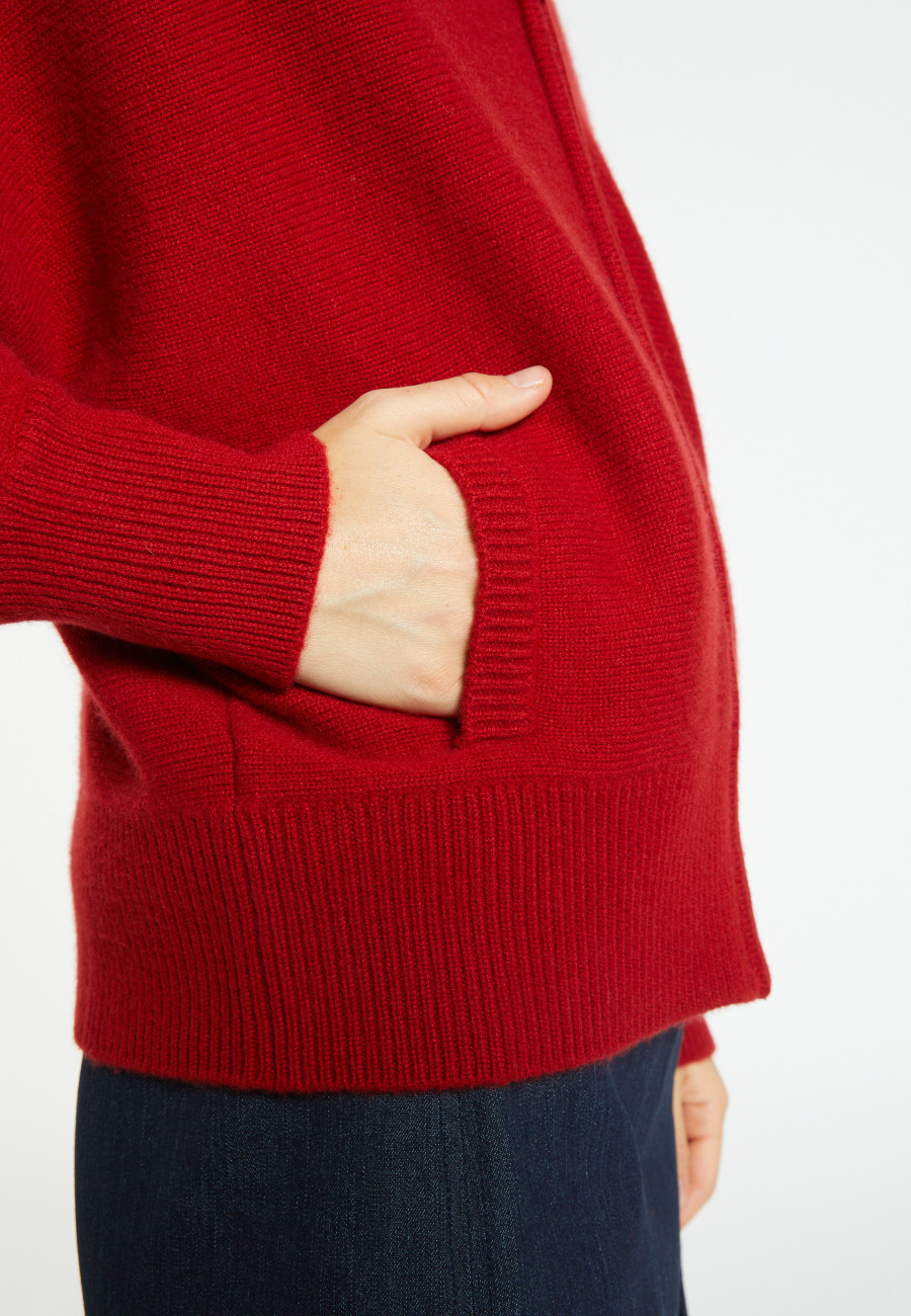 Colete de cashmere com zíper - Gabien