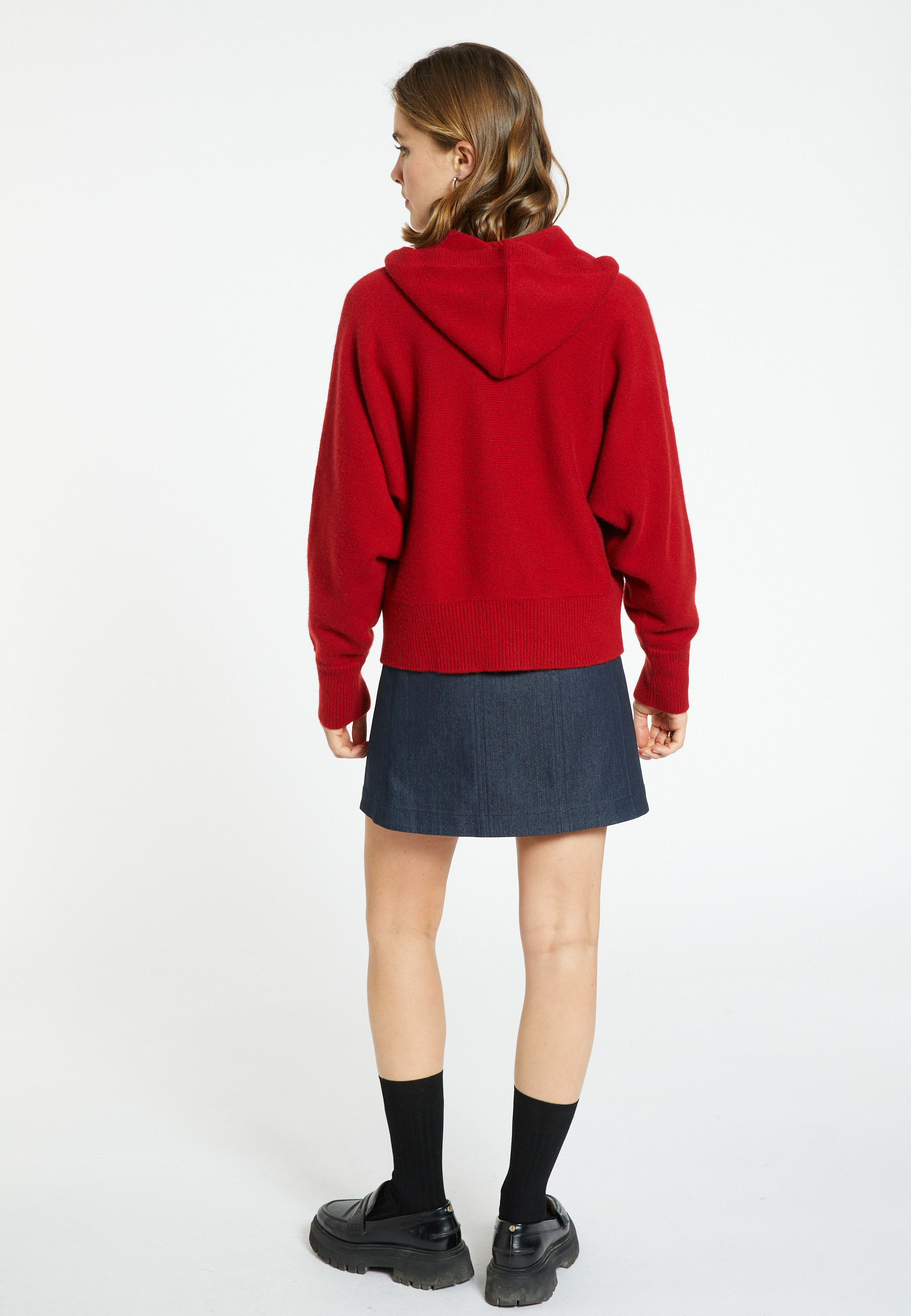 Zipped cashmere cardigan - Gabin