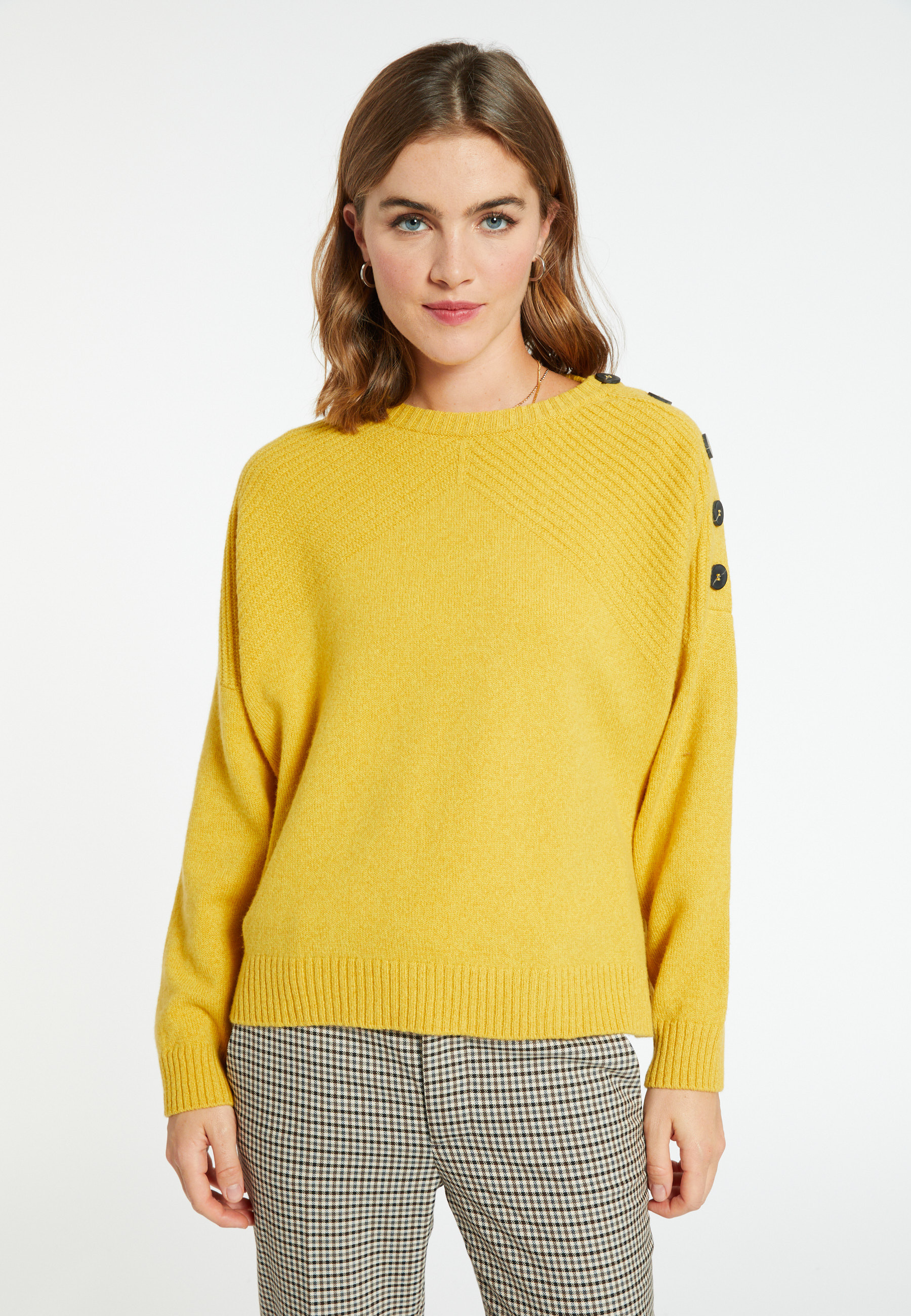 Wool and cashmere button-down sweater - Charlie