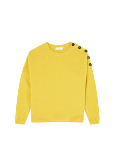 Wool and cashmere button-down sweater - Charlie