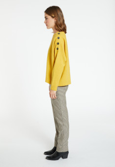 Wool and cashmere button-down sweater - Charlie