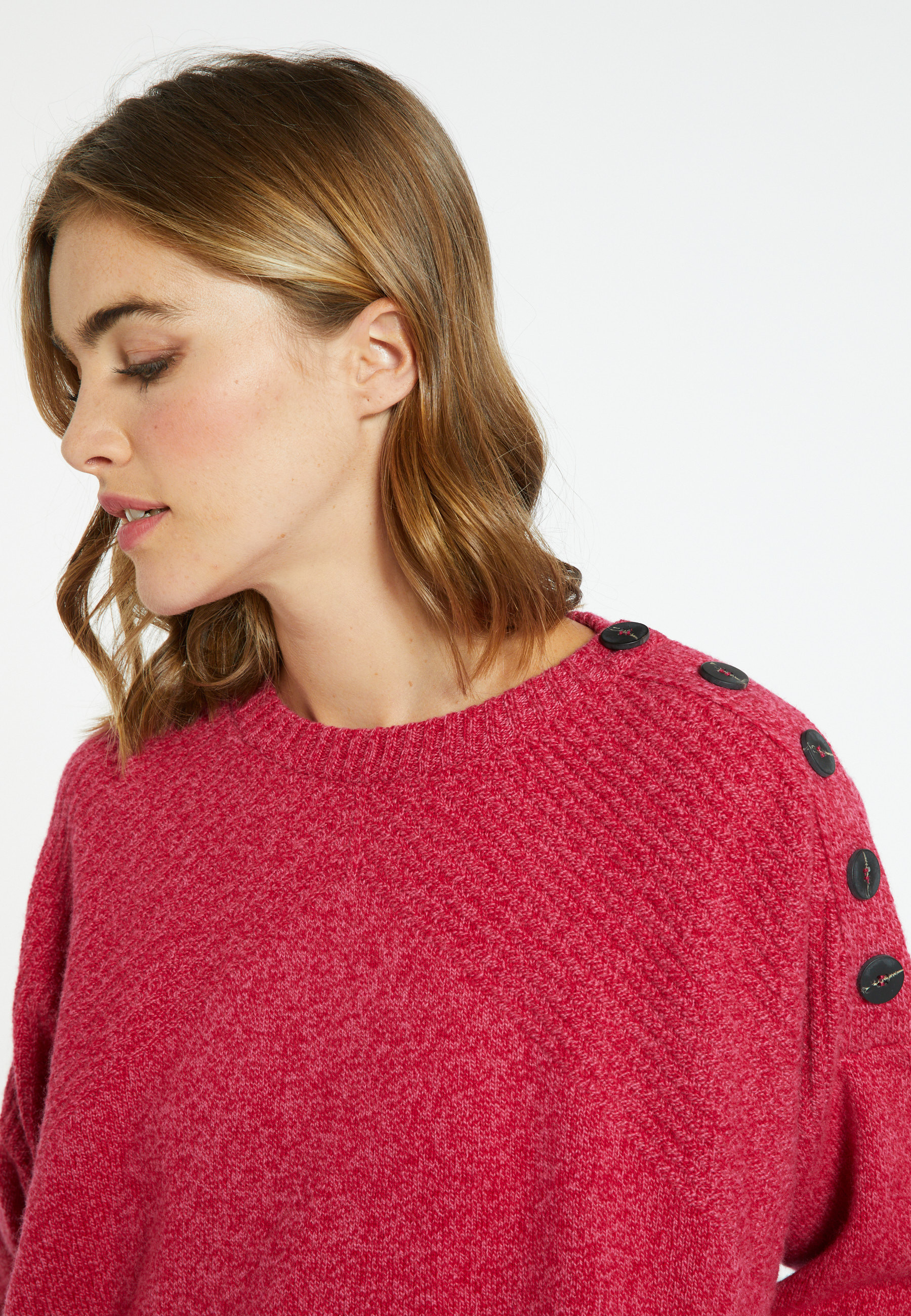Wool and cashmere button-down sweater - Charlie