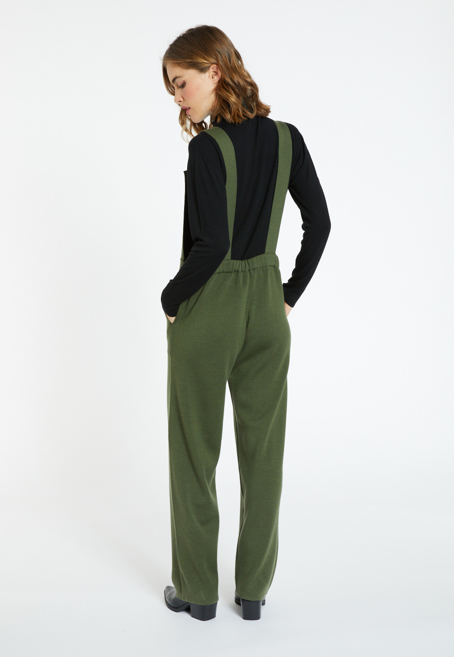 Merino wool dungarees - Corentine
