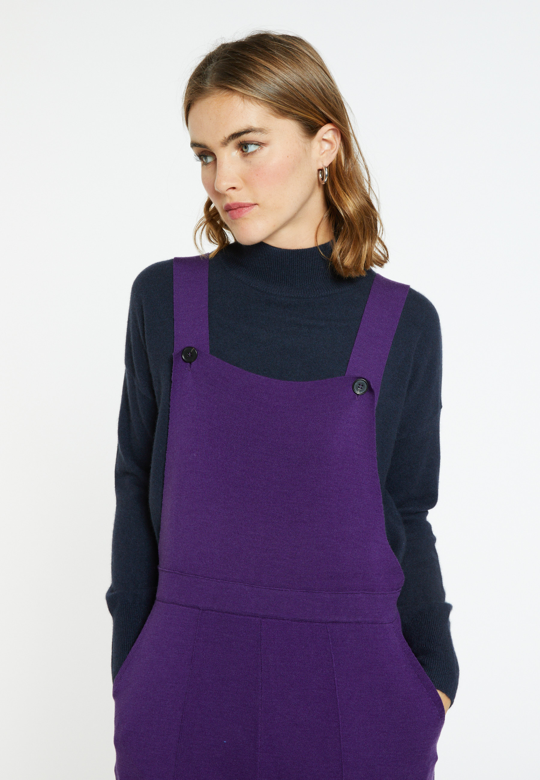 Merino wool dungarees - Corentine