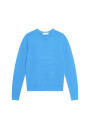 Crew neck sweater with logo in merino wool - Eddie
