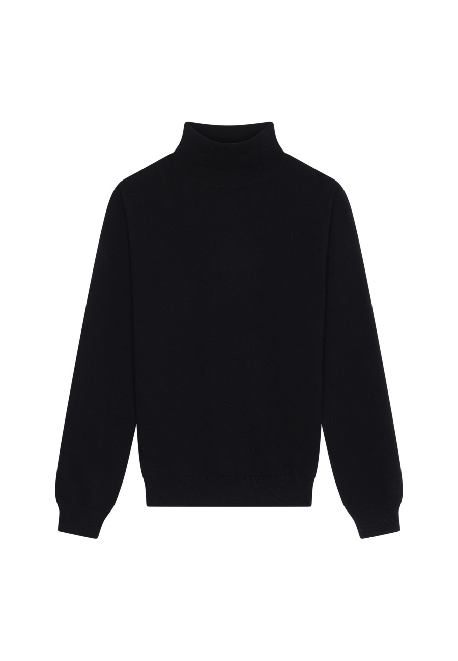 Suéter de cashmere com gola alta - Eduardo