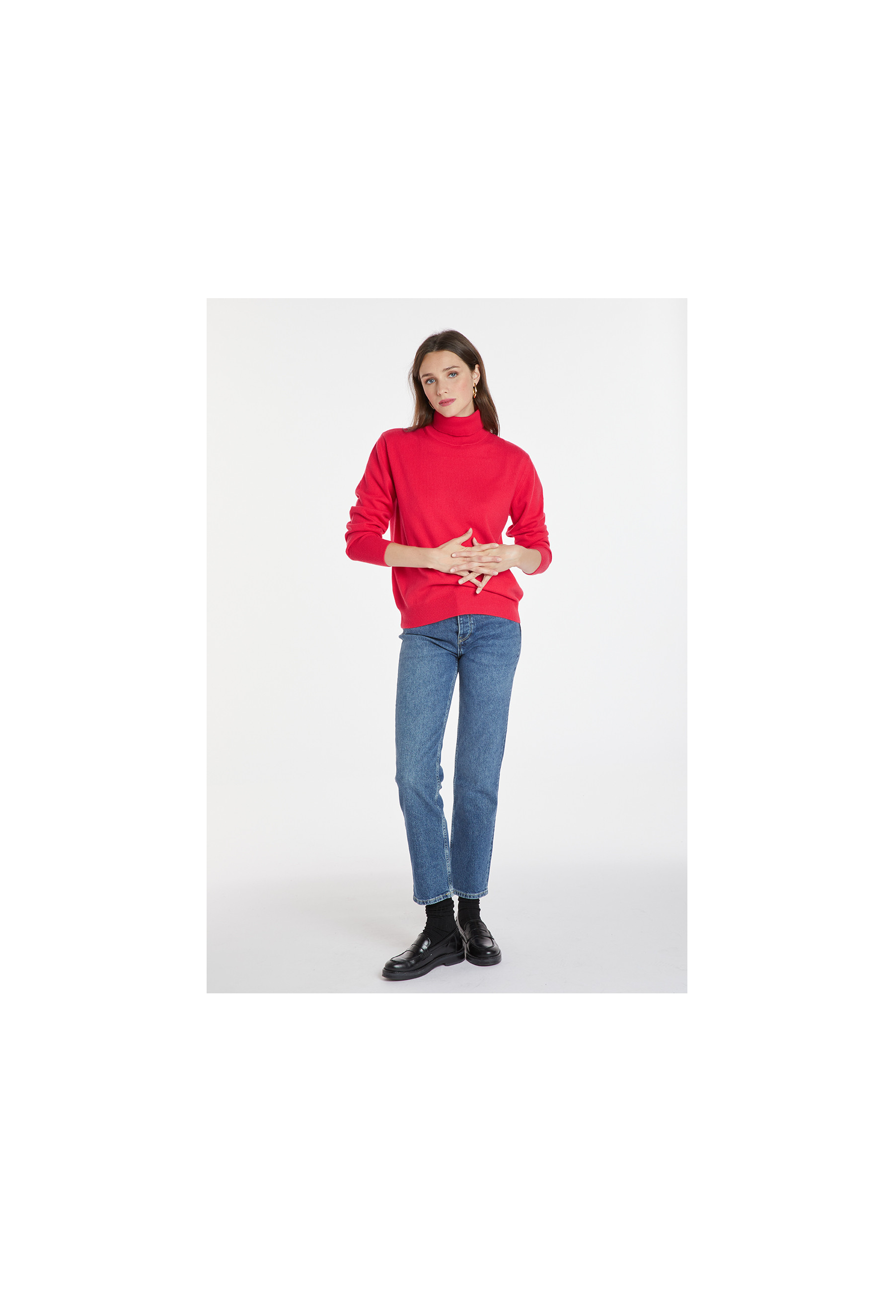 Pull col roulé en cachemire - Anabelle 8280