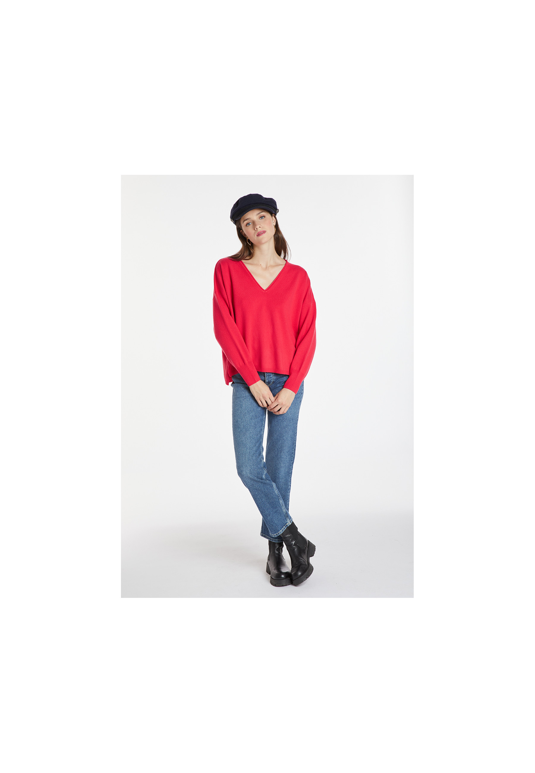 Pull court en cachemire - Alex 8280