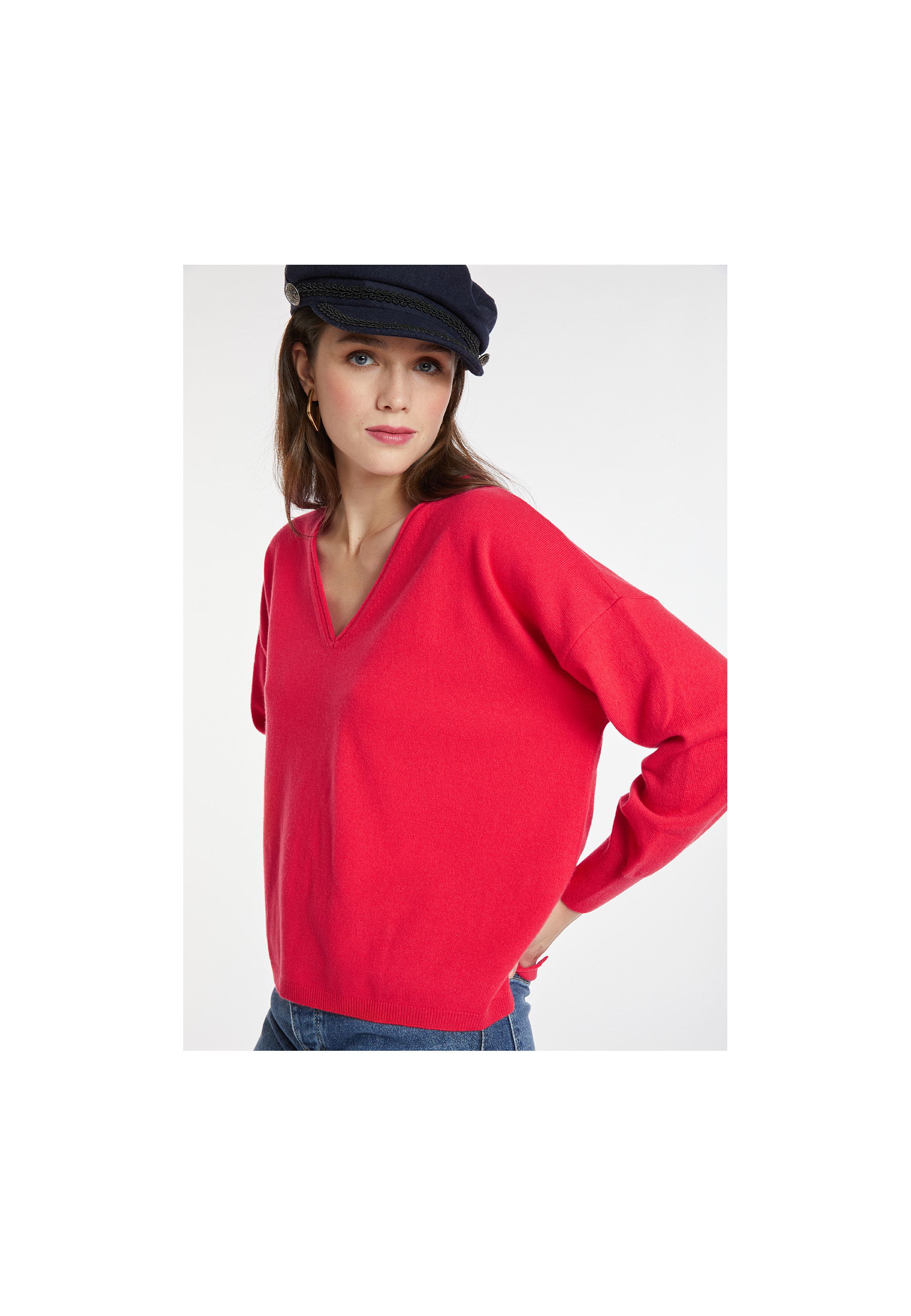 Pull court en cachemire - Alex 8280