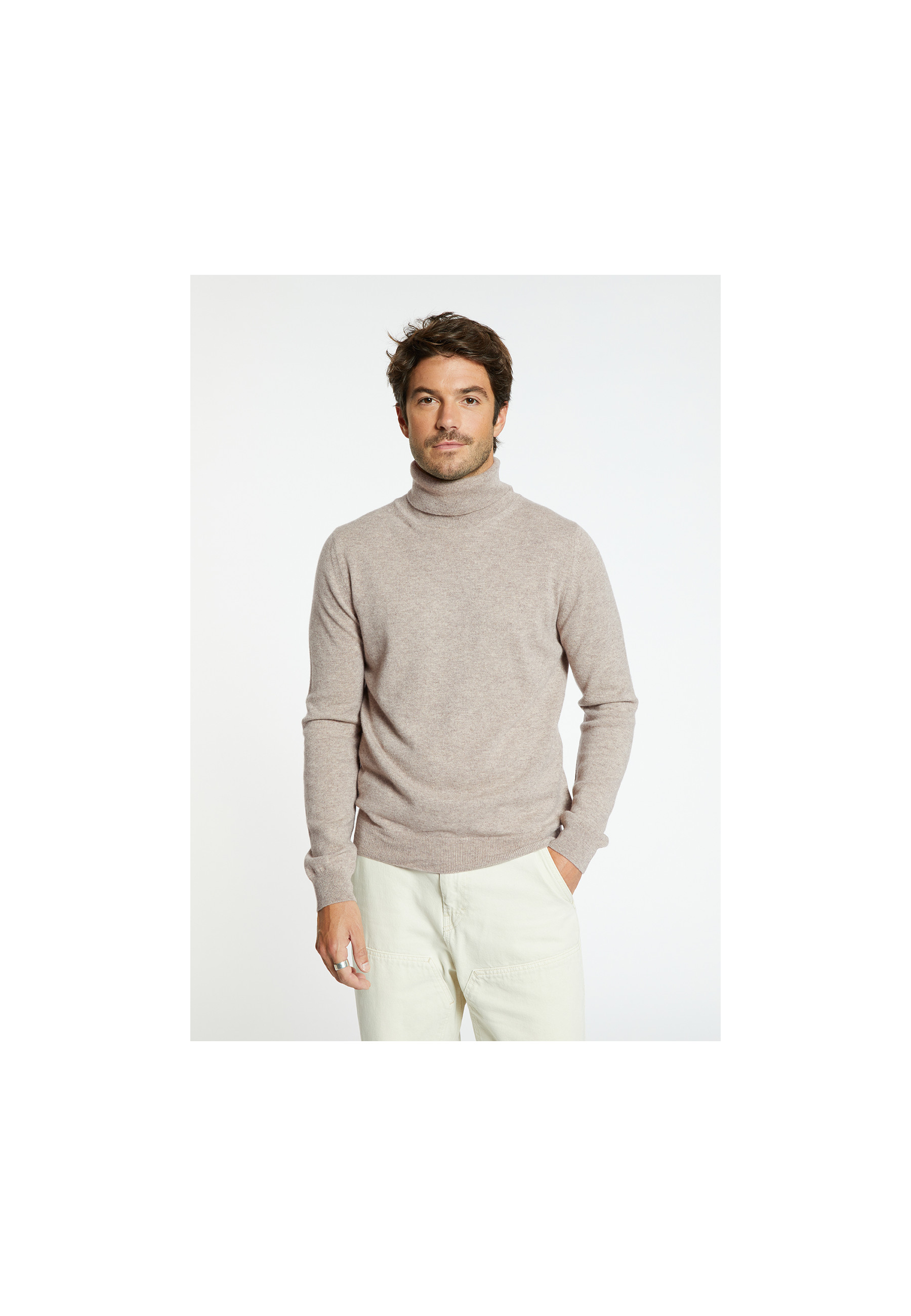 Pull col roulé en cachemire - Eduardo