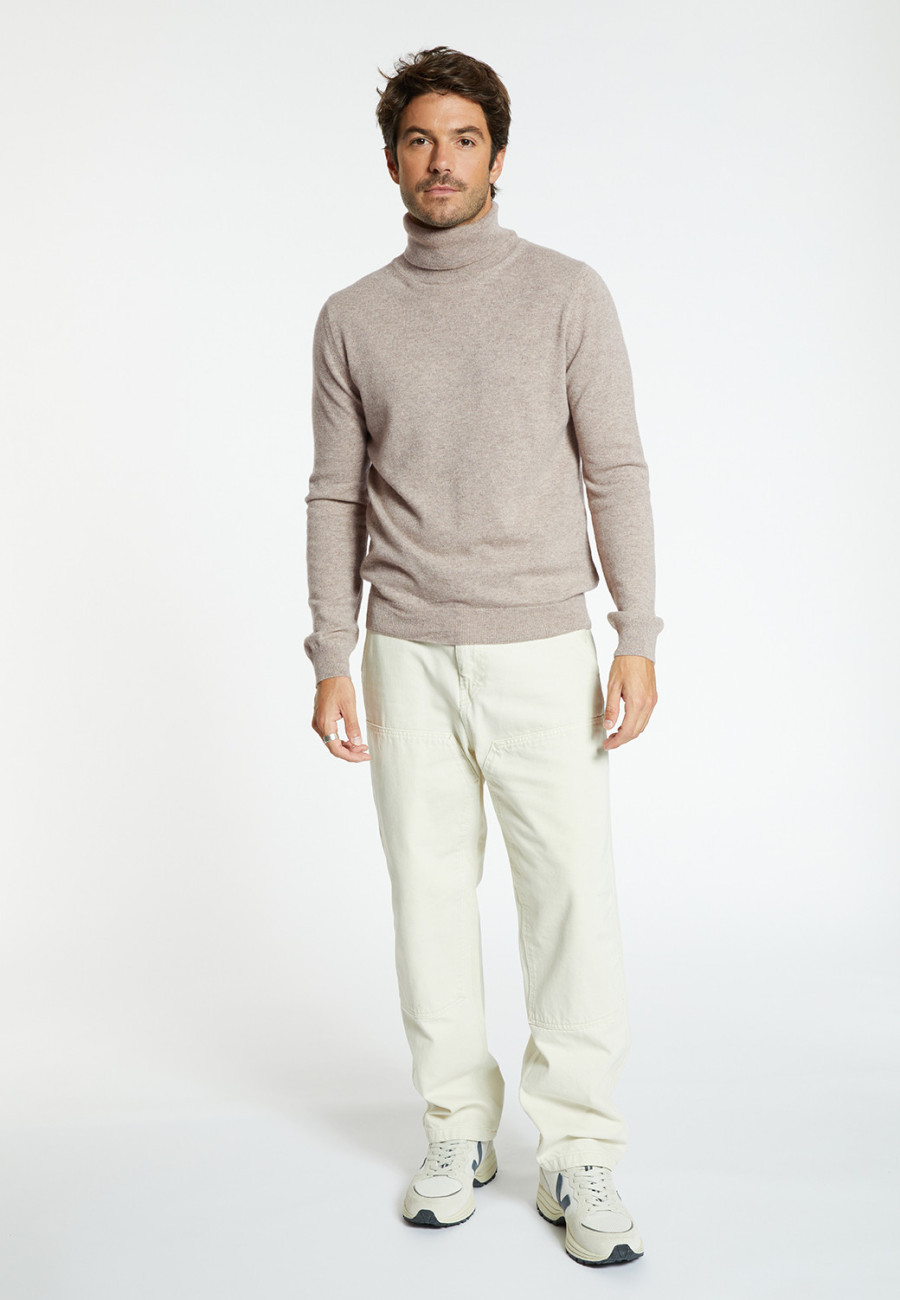 Suéter de cashmere com gola alta - Eduardo