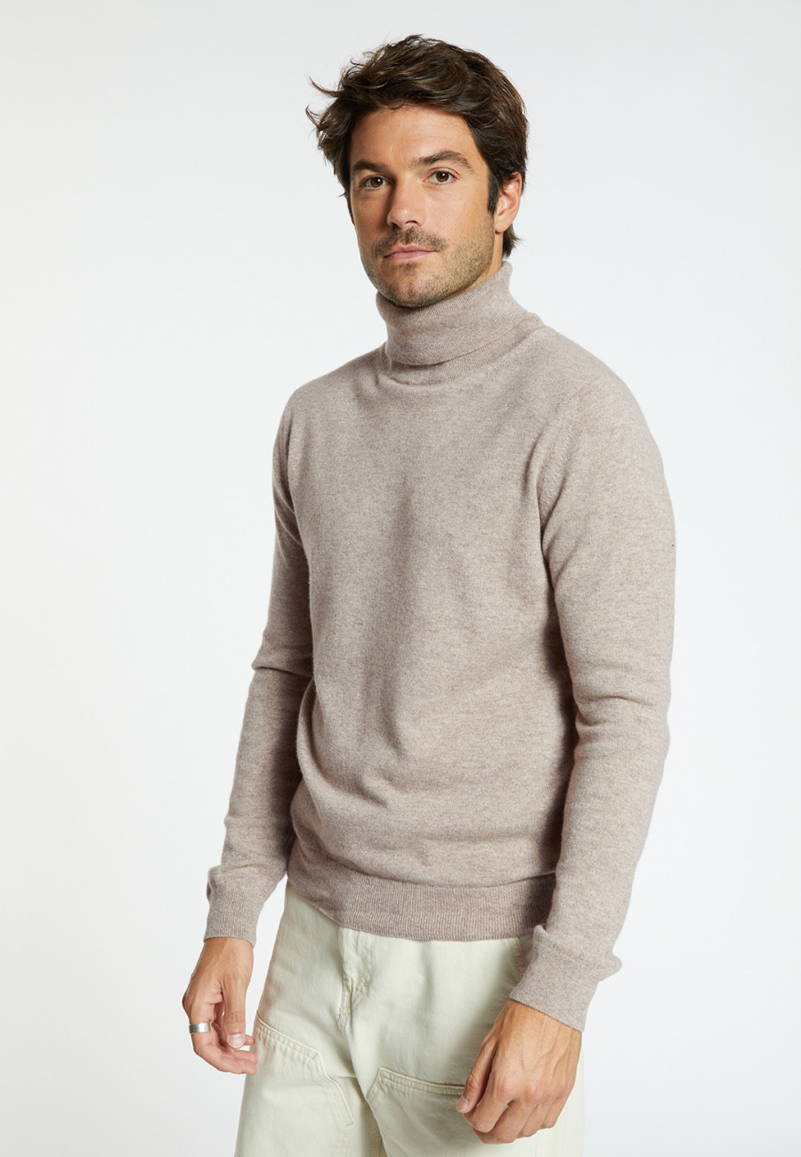 Suéter de cashmere com gola alta - Eduardo