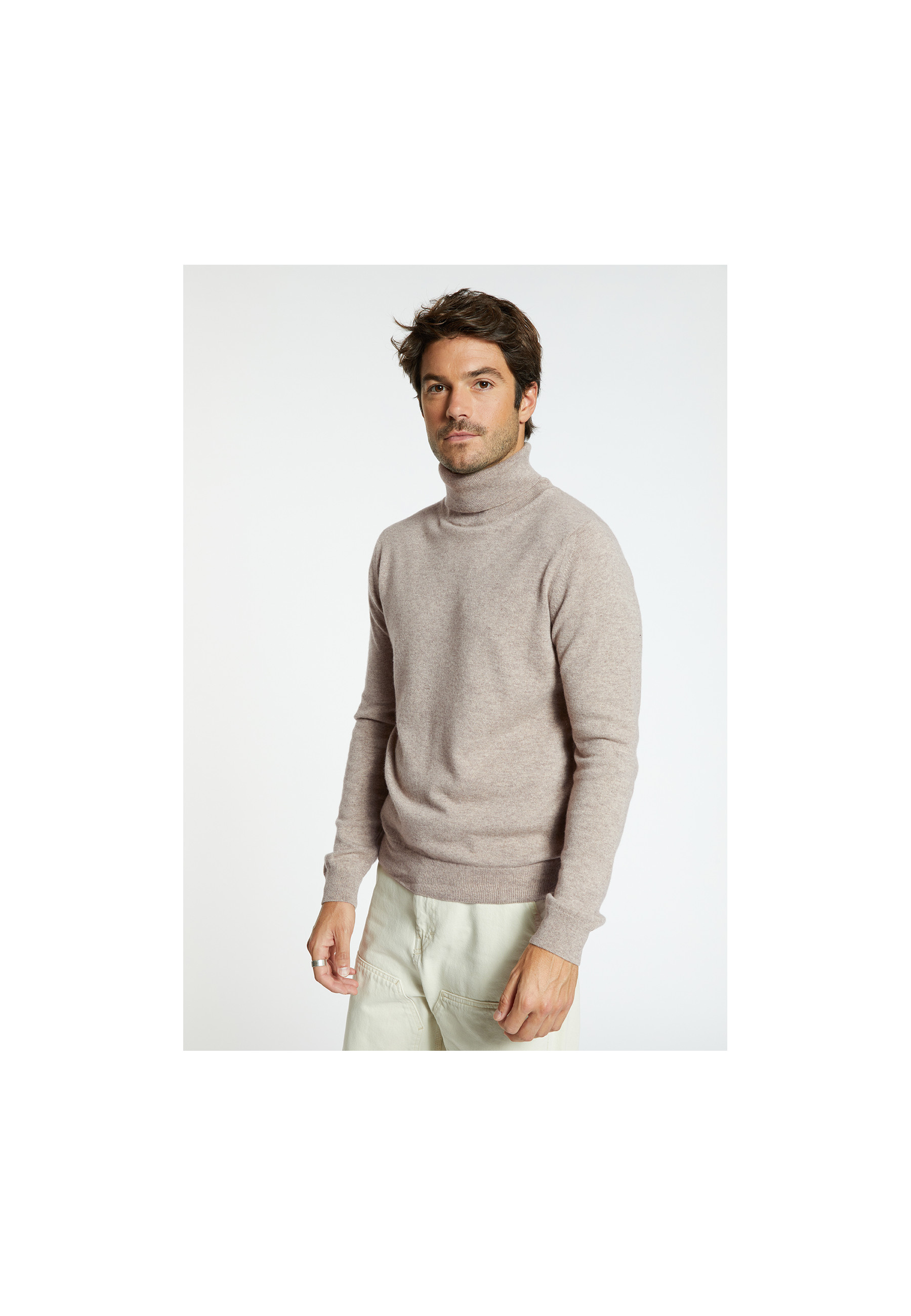 Pull col roulé en cachemire - Eduardo