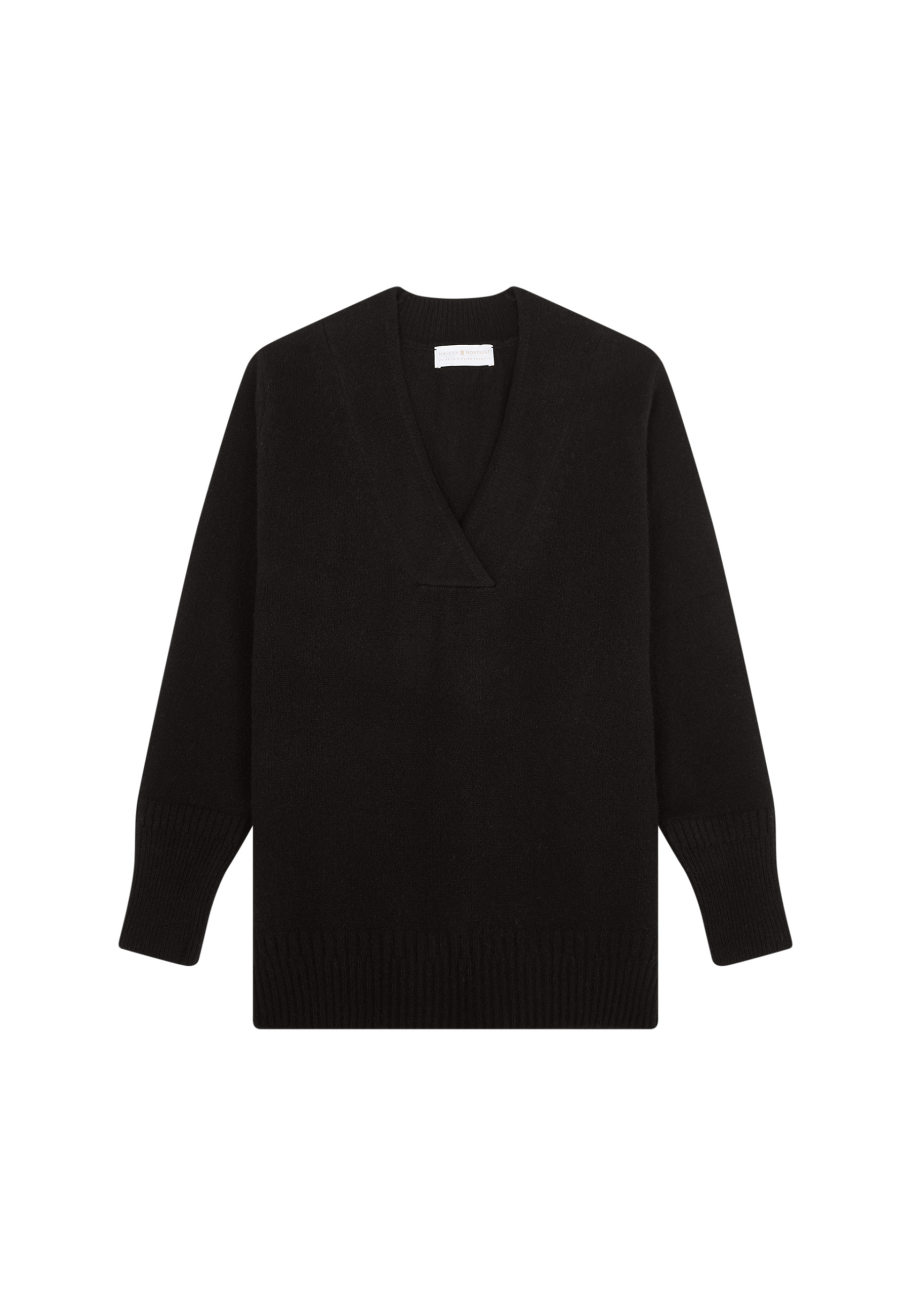 Pull ample col V en cachemire et laine - Chloé