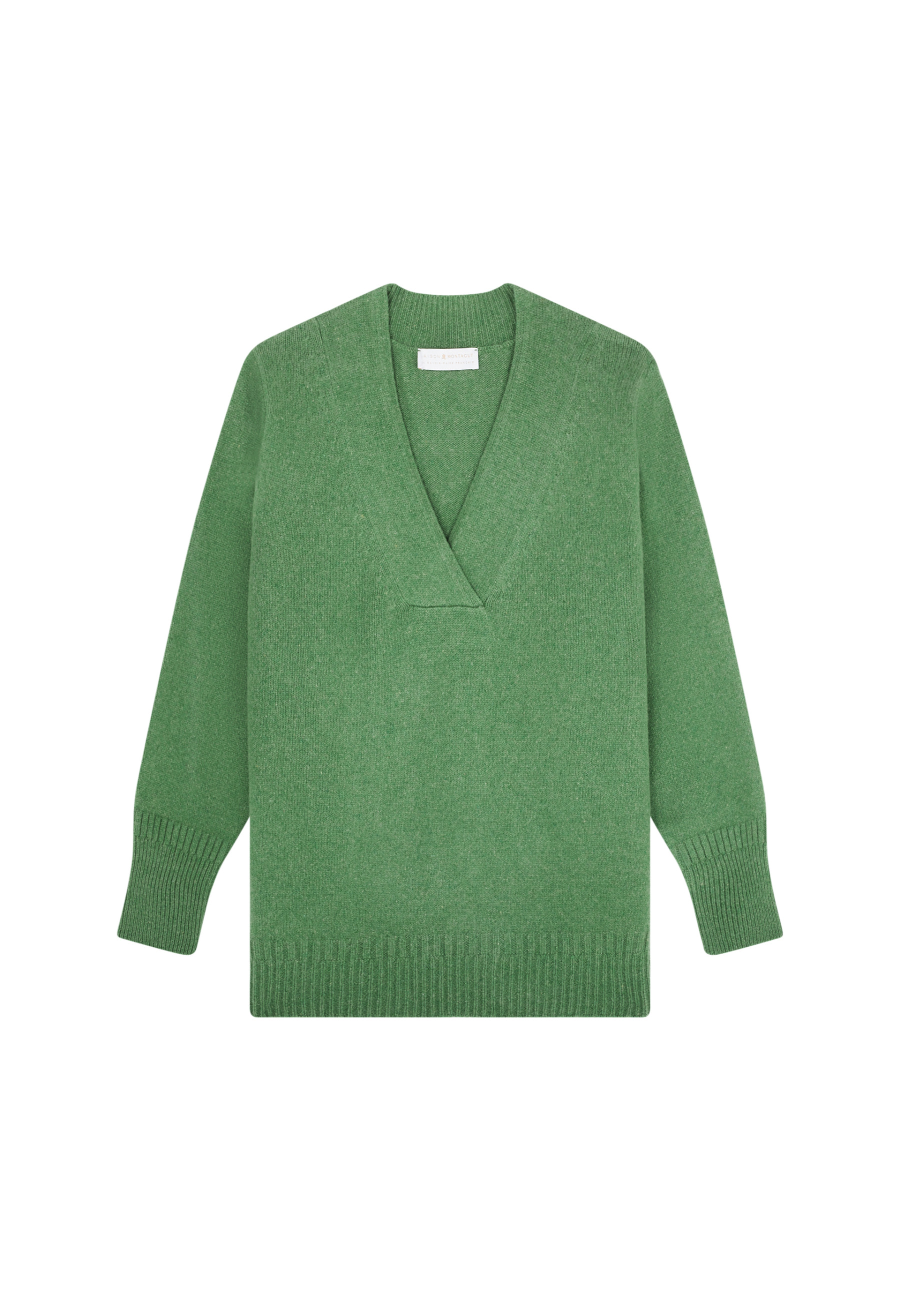Loose-fitting V-neck cashmere and wool sweater - Chloé
