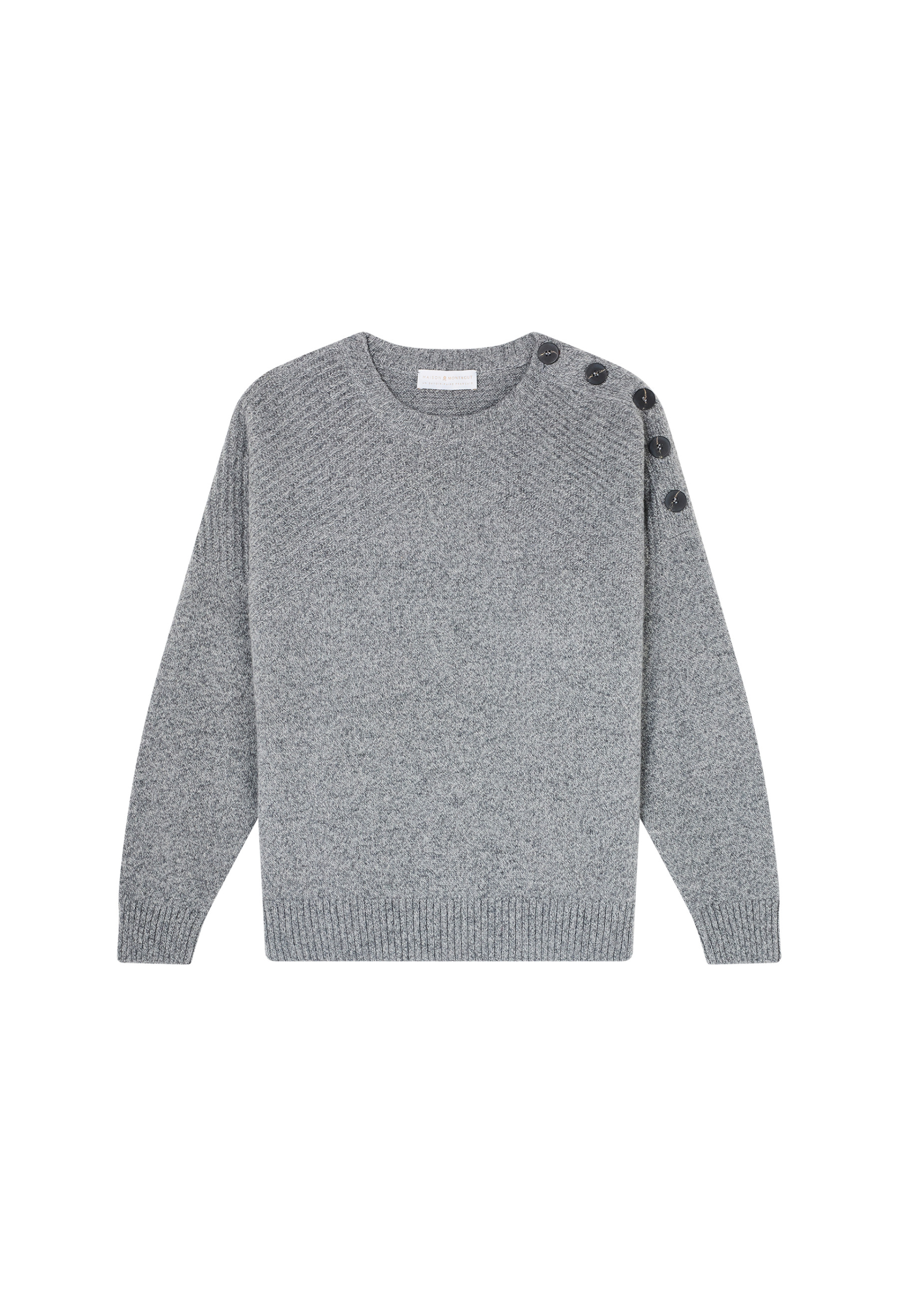 Wool and cashmere button-down sweater - Charlie