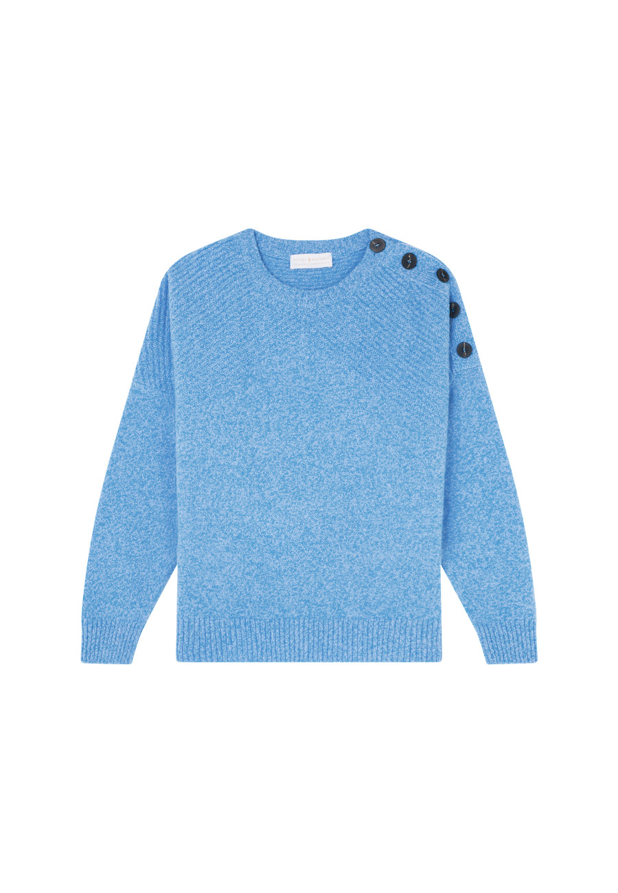 Wool and cashmere button-down sweater - Charlie