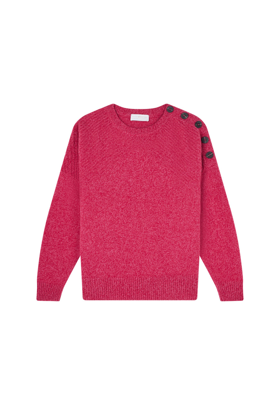 Wool and cashmere button-down sweater - Charlie