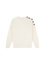 Pull boutonné laine et cachemire - Charlie